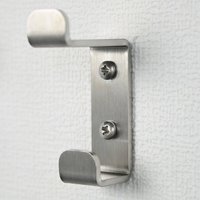 LIROdesign kapstok haak dubbel (RVS)