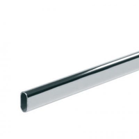 Verchroomde ovaalbuis 38x20x2