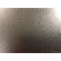 RVS plaat 1,5 mm richtingloos geborsteld