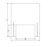 Kunststof kuchschot 600x700mm (EXTRA GROTE OPENING)