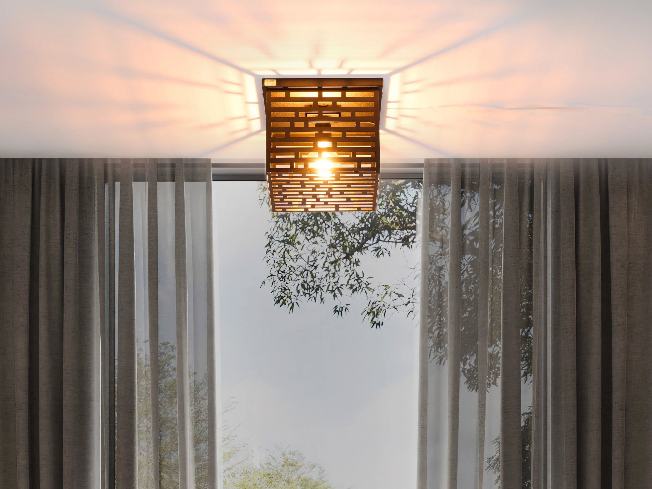 Sfeer lamp close-up