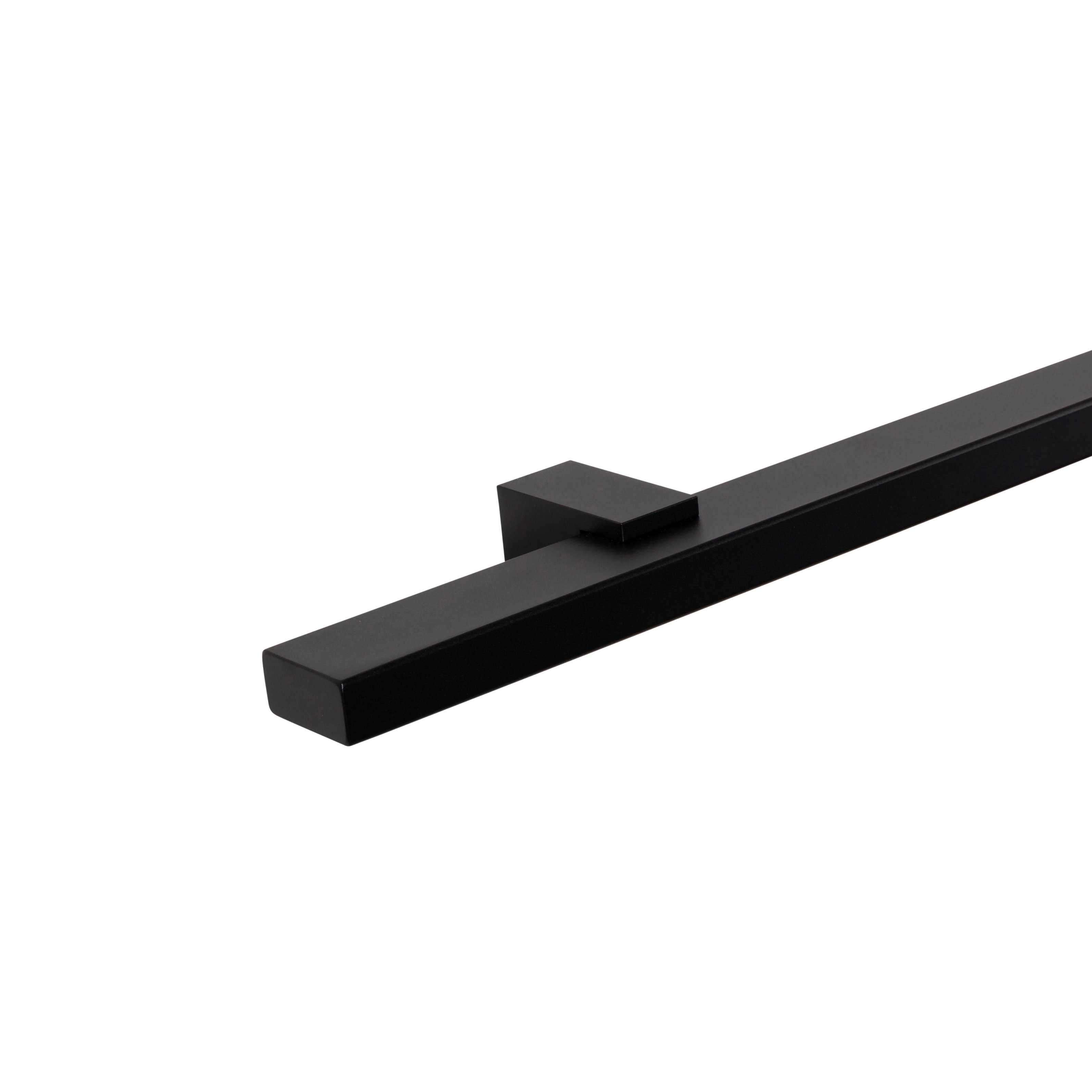 Trapleuning 40x20 zwart