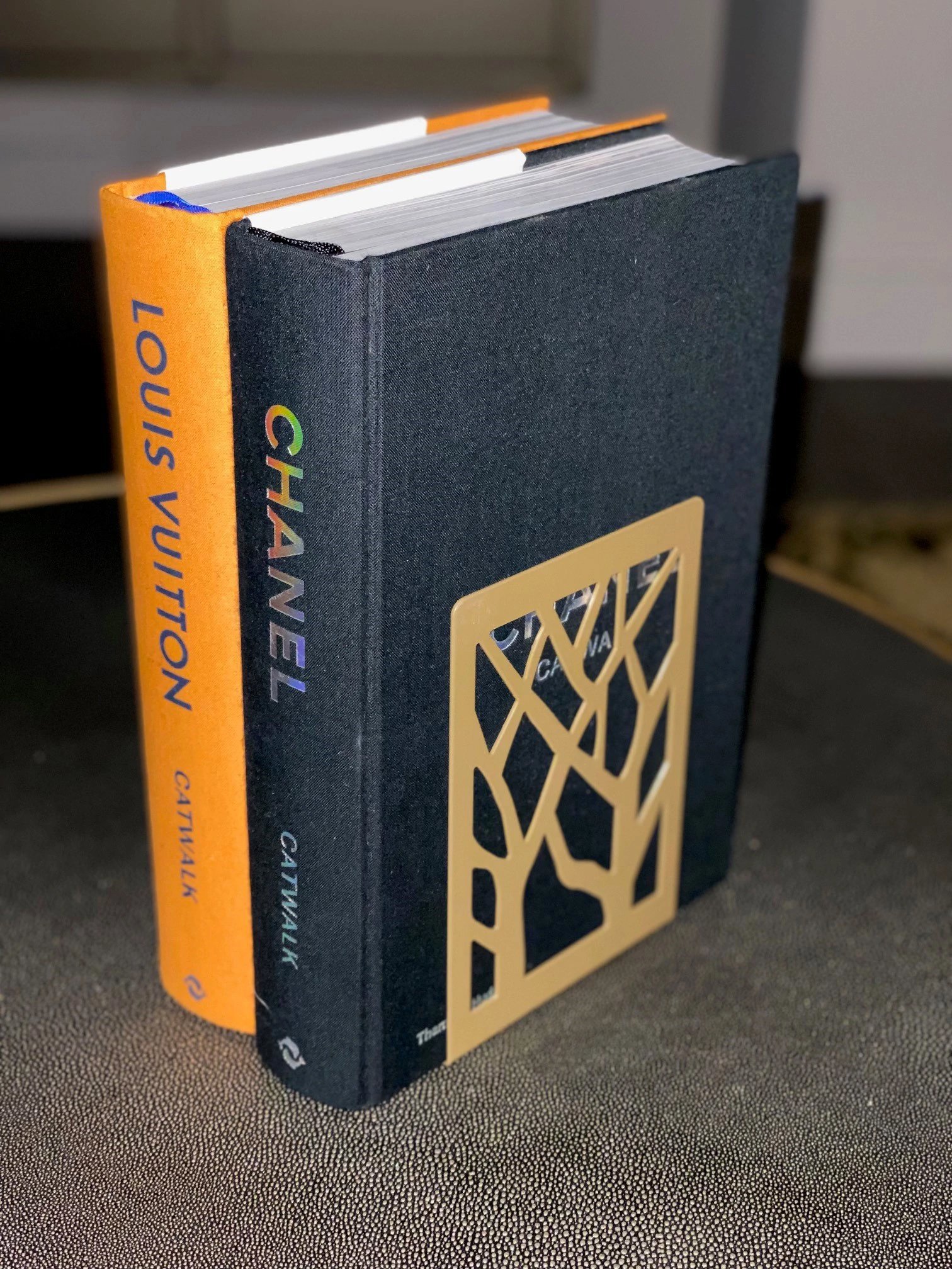 Boekensteun set goud design