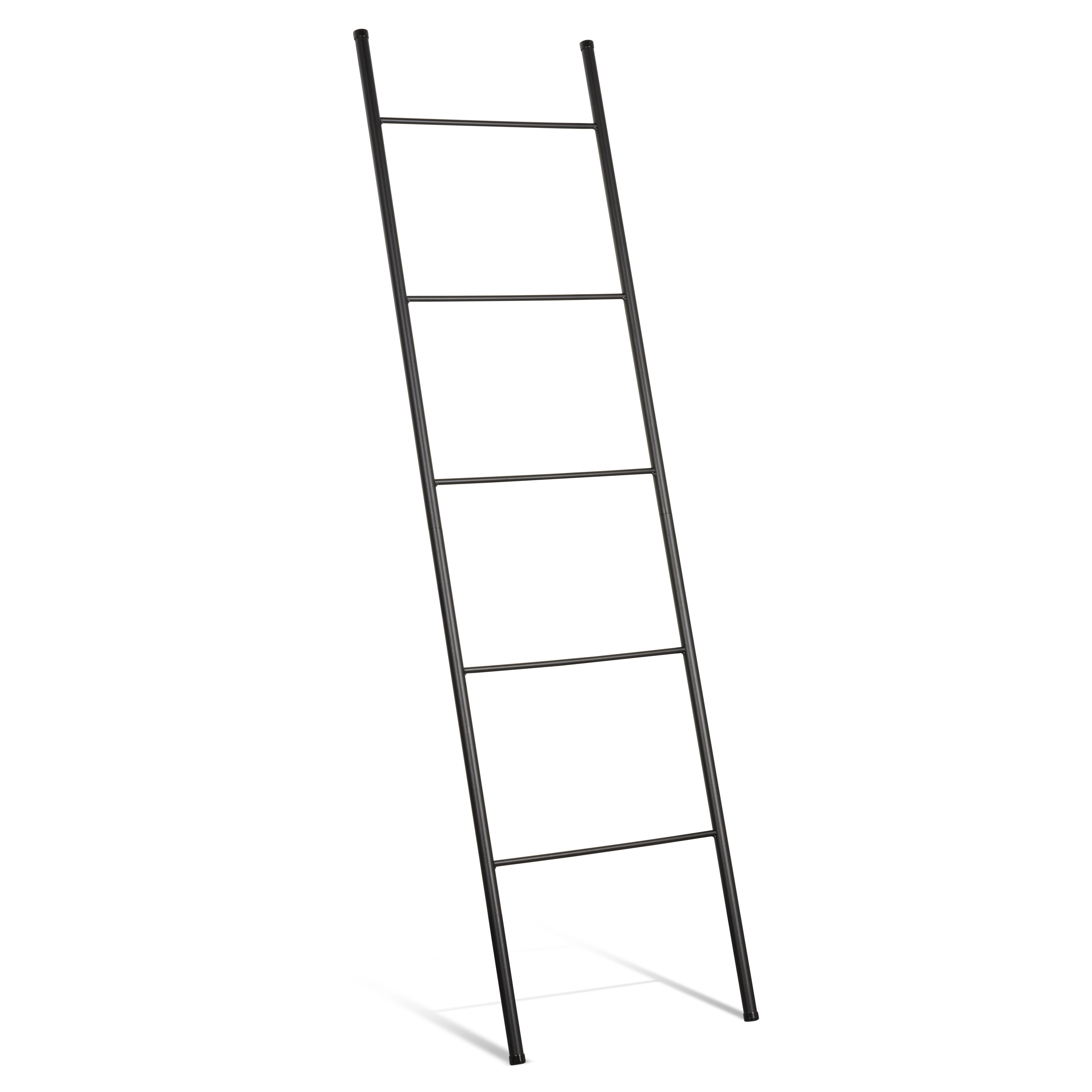 LIROdesign handdoekenrek - decoratieladder Berlijn zwart