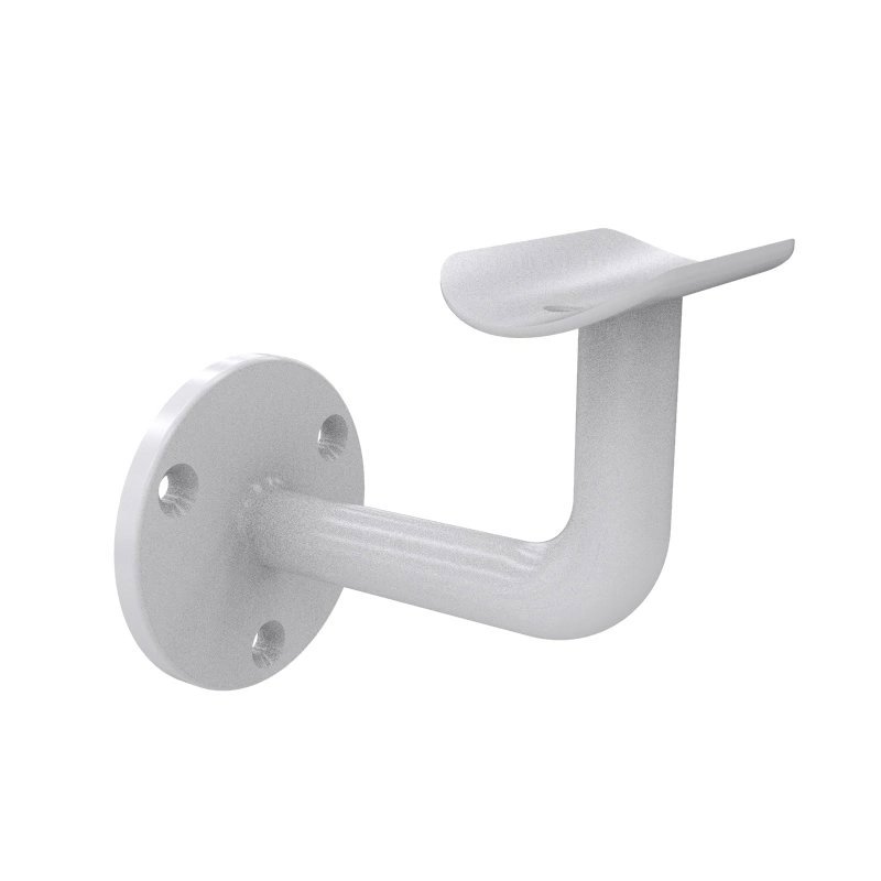Witte leuningdrager voor handleuning Ø42,4