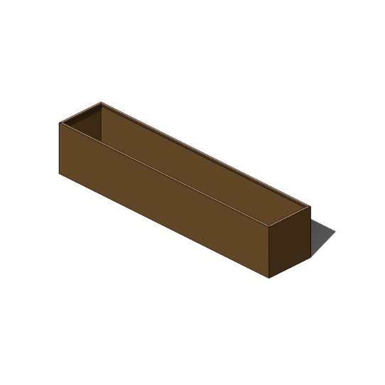 Plantenbak brons