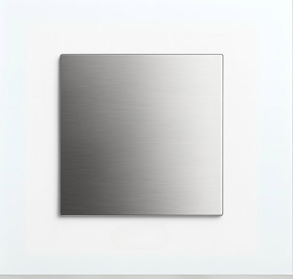 RVS vierkante plaat 15x15x3mm (set van 2 stuks) afbeelding