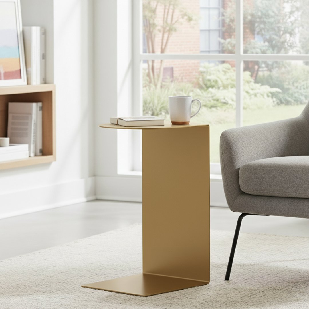 LIROdesign bijzettafel - sidetable Helsinki goud