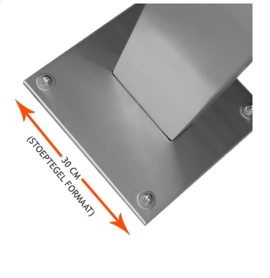 Rvs Rookpaal