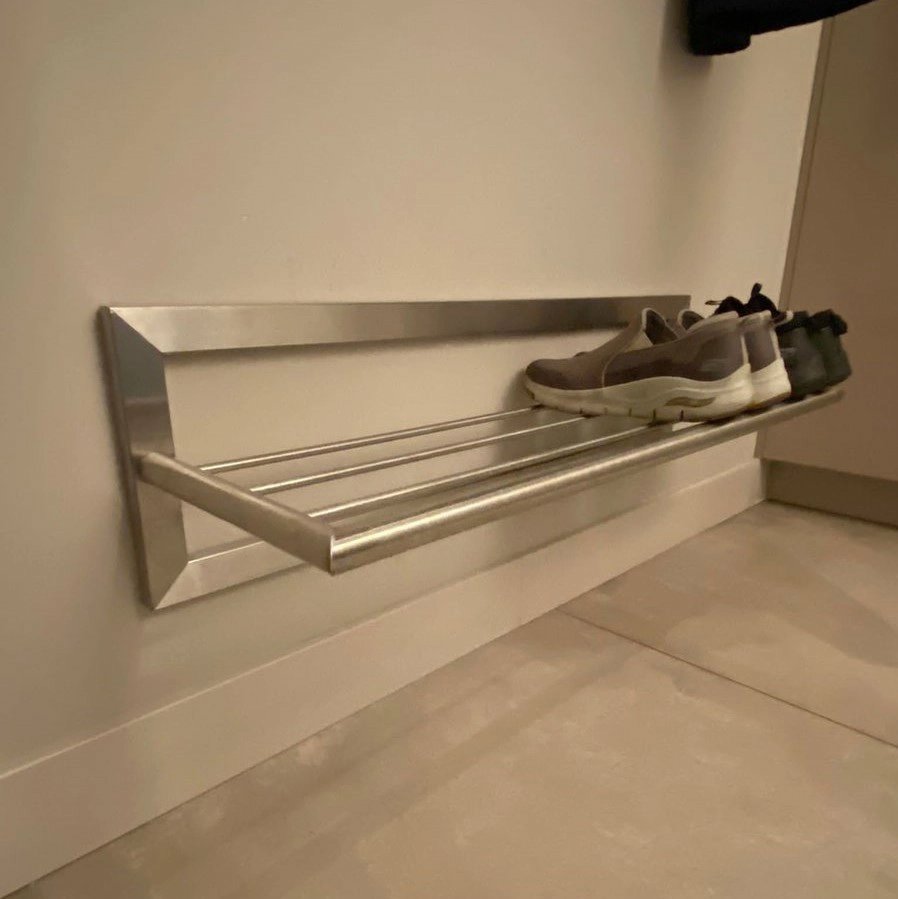 LIROdesign schoenenrek RVS