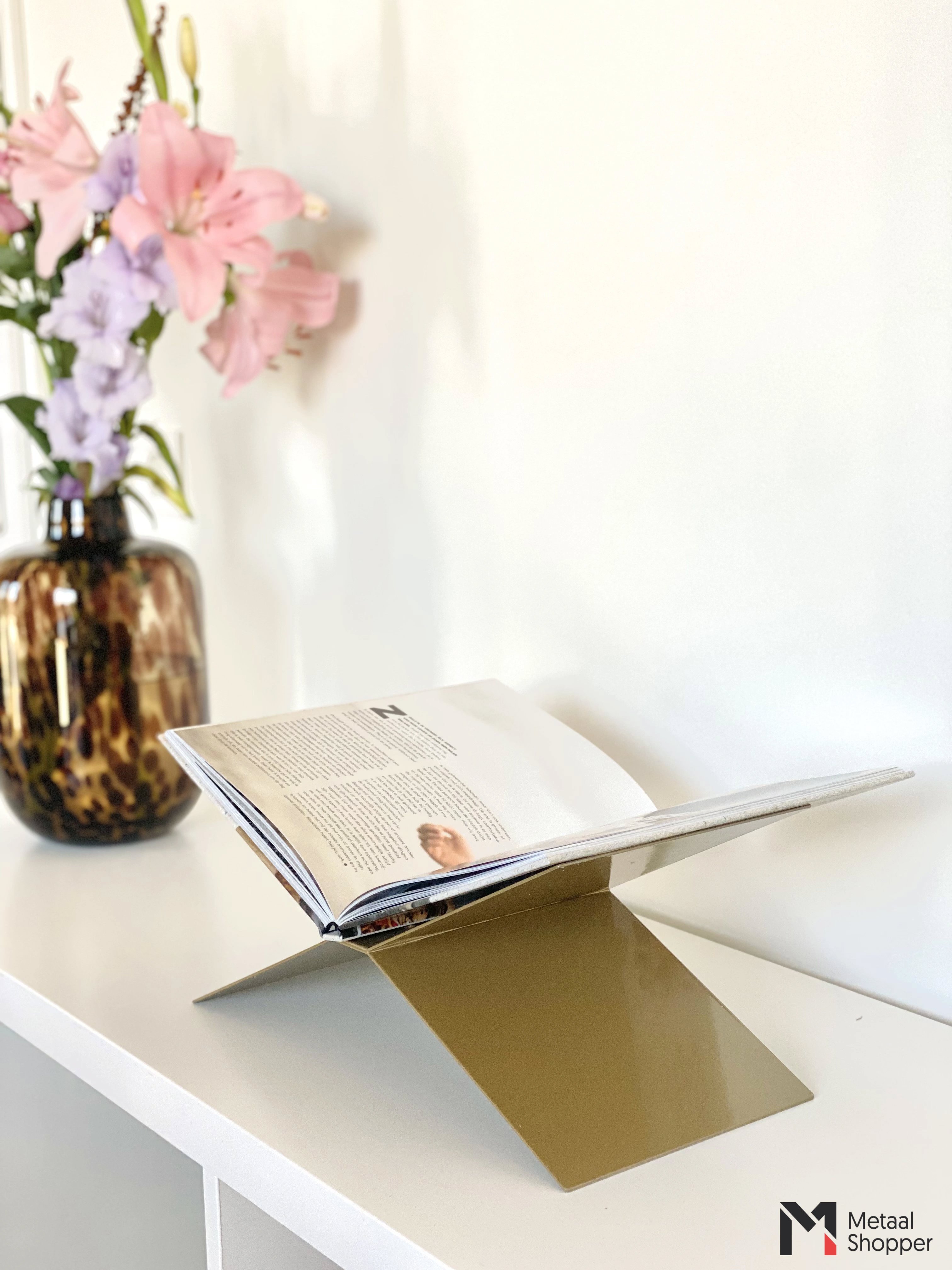 LIROdesign Boekensteun Goud