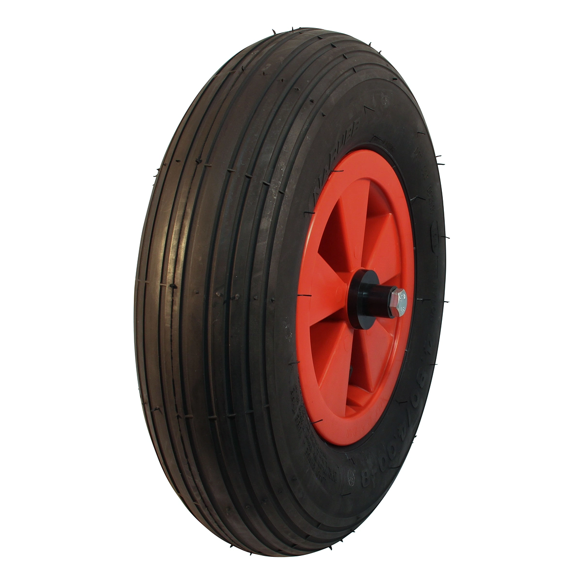 Luchtband + Wiel 4.80/4.00-8 S-2301 2PR + Velg 2.50Ax8 NL75 Rood, Serie 52