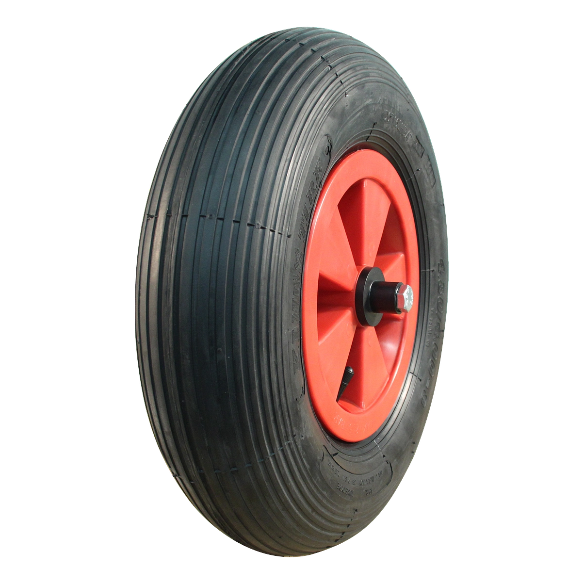 Luchtband + Wiel 4.80/4.00-8 S-2301 4PR + 2.50Ax8 NL75 Rood Kunststof | Serie 52