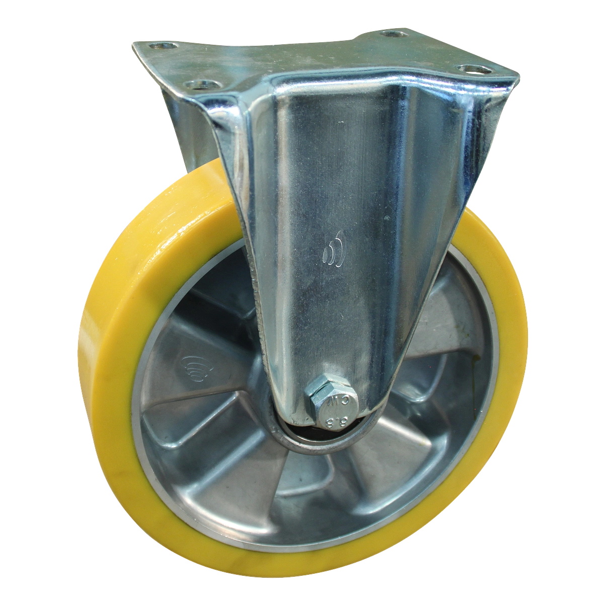 Bokwiel 125mm serie 29 ᠆ 12 | Plaatbevestiging | Kogellager
