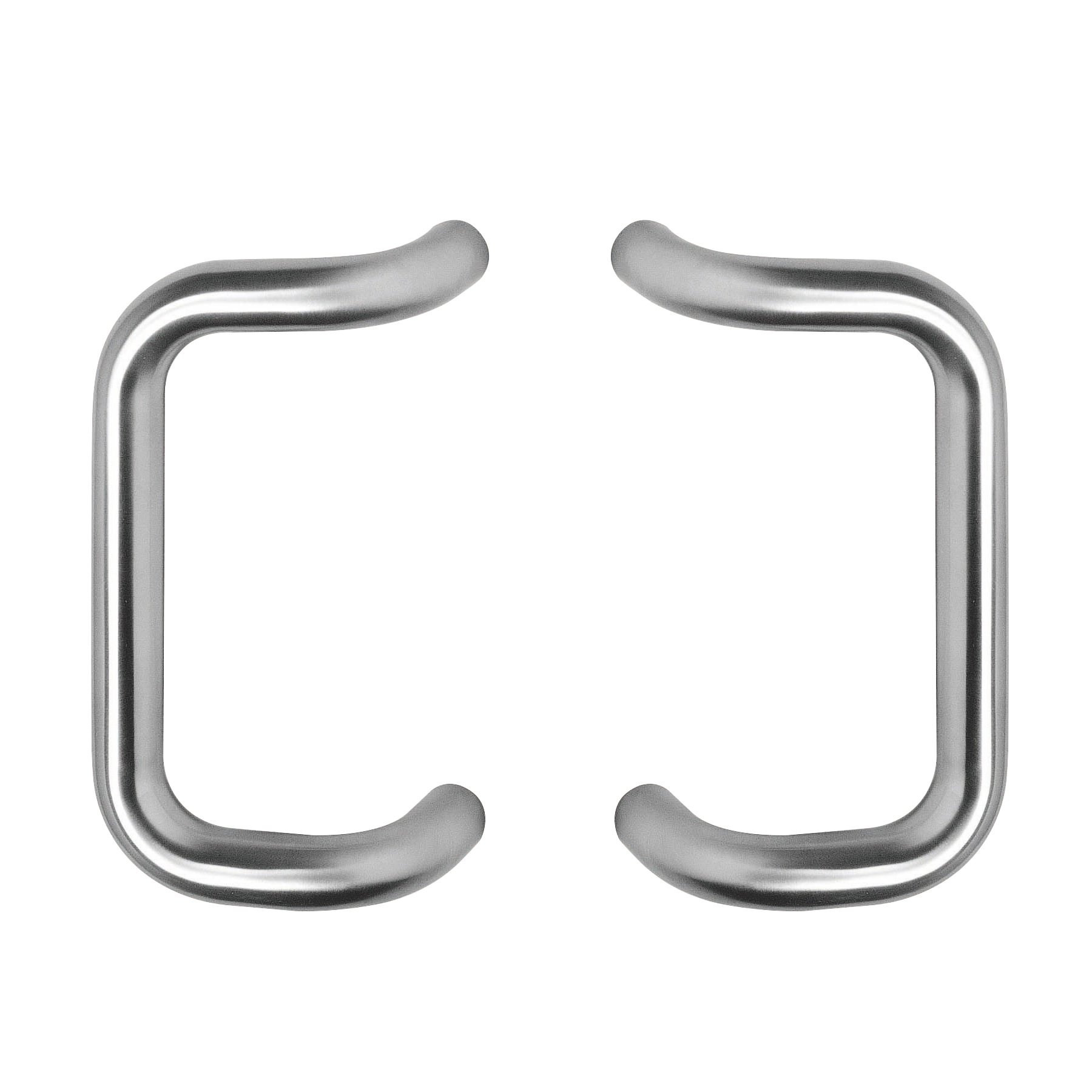 Intersteel Deurgrepen per paar D-model 380x75x30 HoH 350 rvs