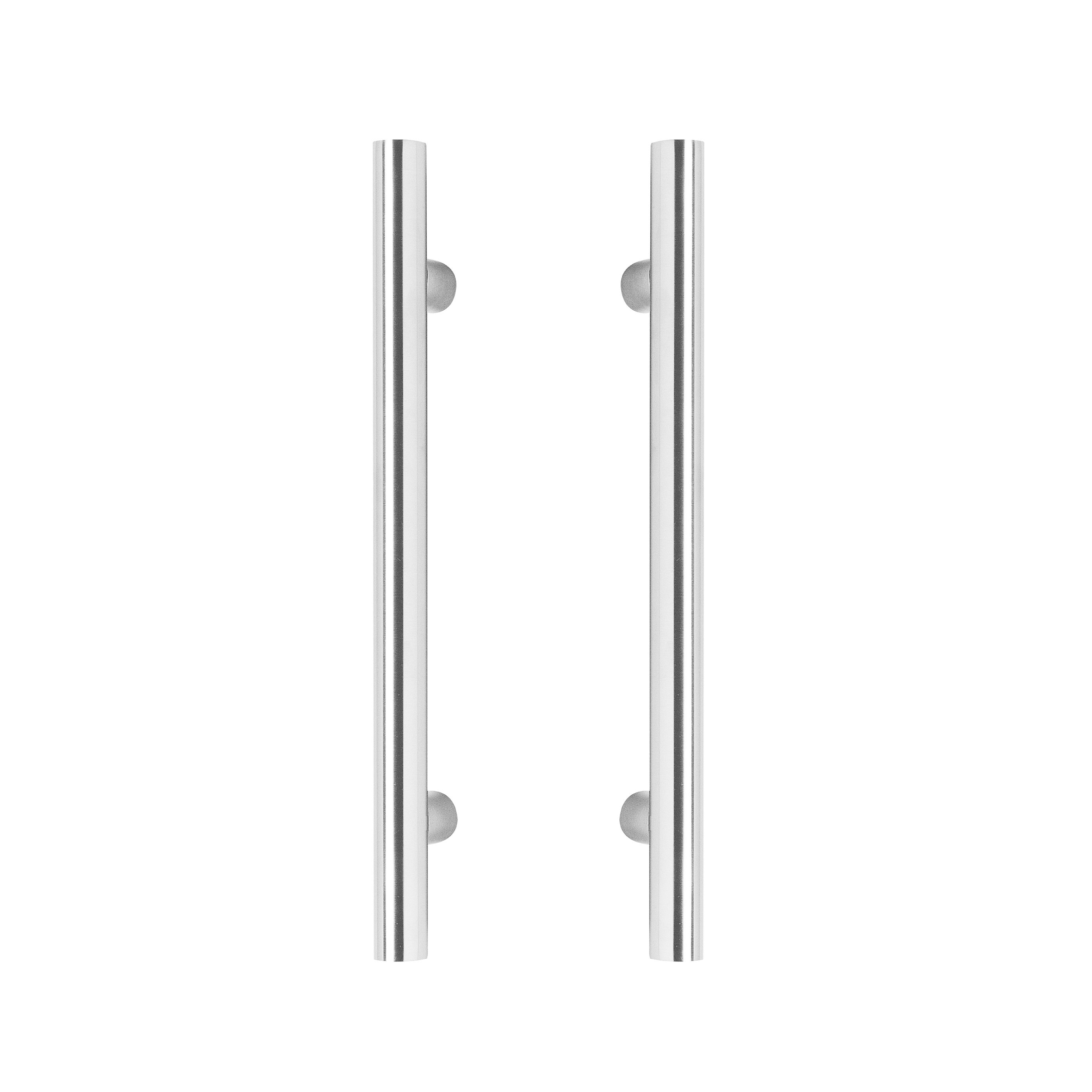 Intersteel Deurgrepen per paar T-vorm 600x65x20 HoH 400 rvs