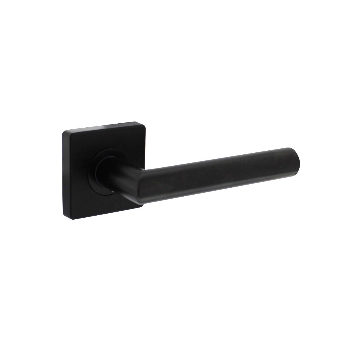 Intersteel Deurkruk Bastian op rozet 55x55x10 mm zwart