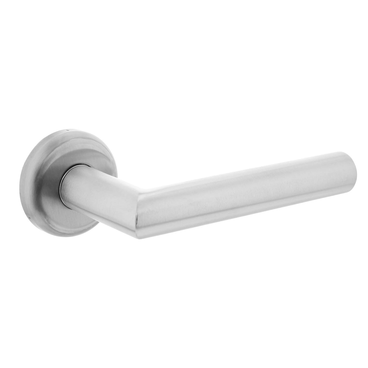Intersteel Deurkruk Sensation op rozet rvs geborsteld