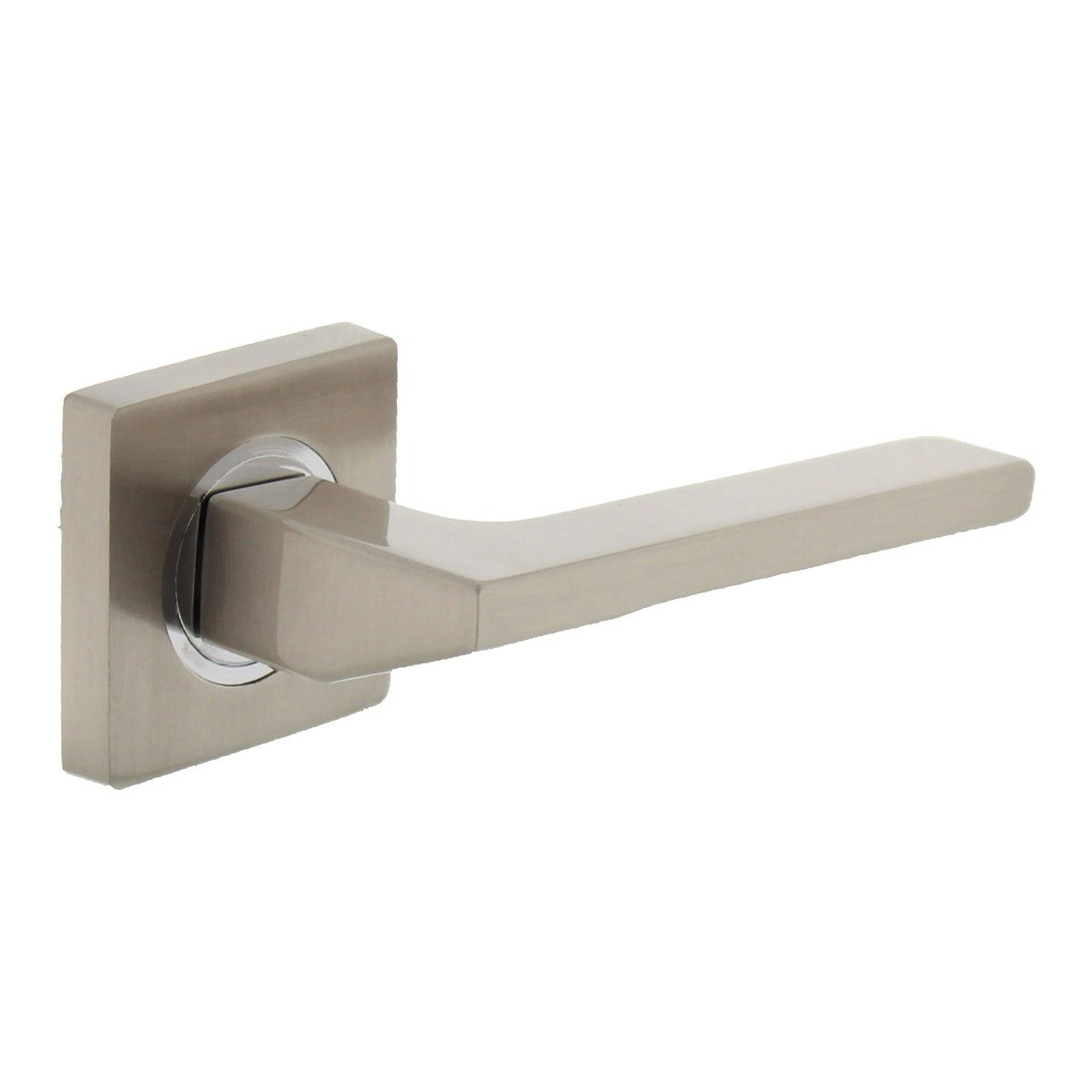 Intersteel Intersteel Deurkruk Ben op vierkant rozet nikkel mat