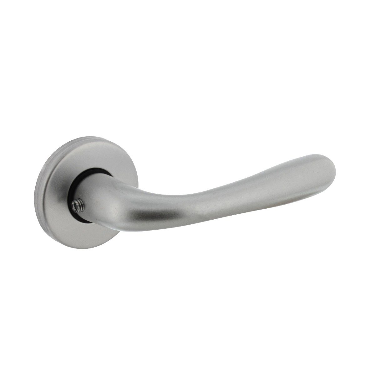 Intersteel Deurkruk Jupiter met rond rozet ø50x7 mm aluminium
