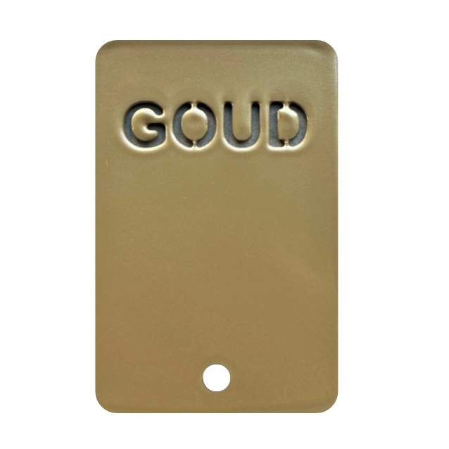 Kleurstaal GOUD (RAL 1036)