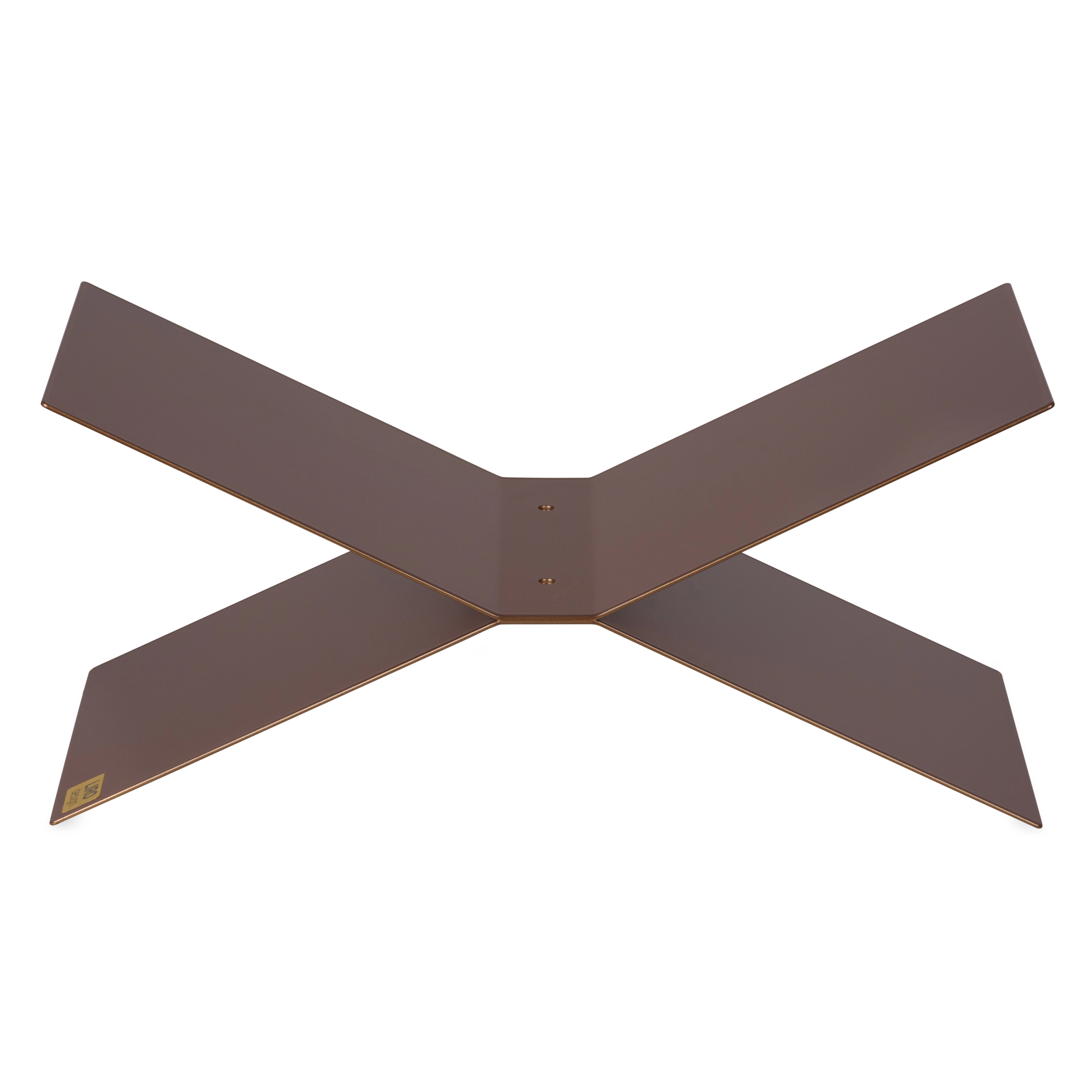 LIROdesign Boekensteun Bronskleur - Boekenstandaard - metalen boekenstandaard - Bookstand