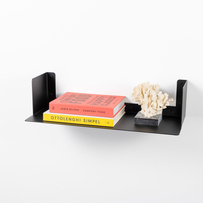 LIROdesign wandplank - boekenplank Helsinki zwart - L