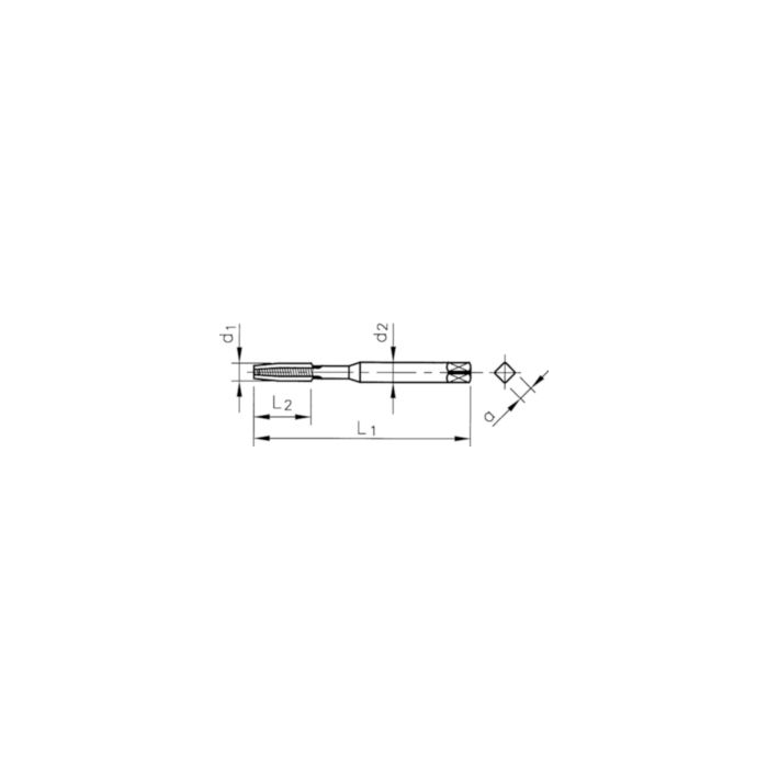 Machinetap M4 | HSS - DIN 371