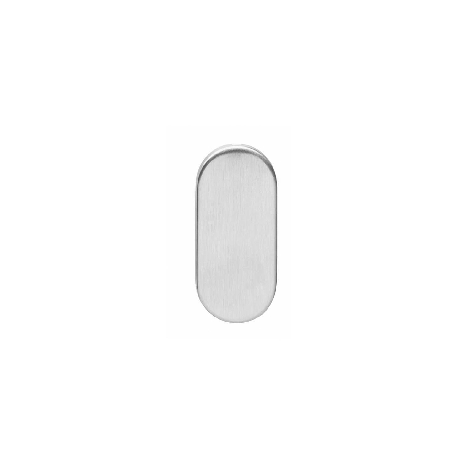 Intersteel Rozet ovaal verdekt rvs geborsteld 4 mm