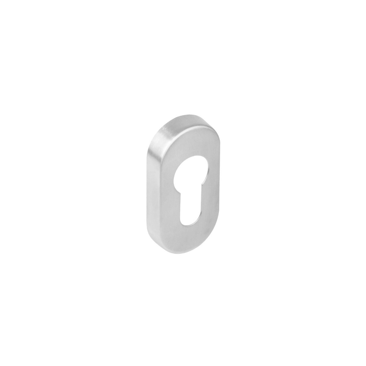 Intersteel Rozet profielcilindergat ovaal rvs geborsteld
