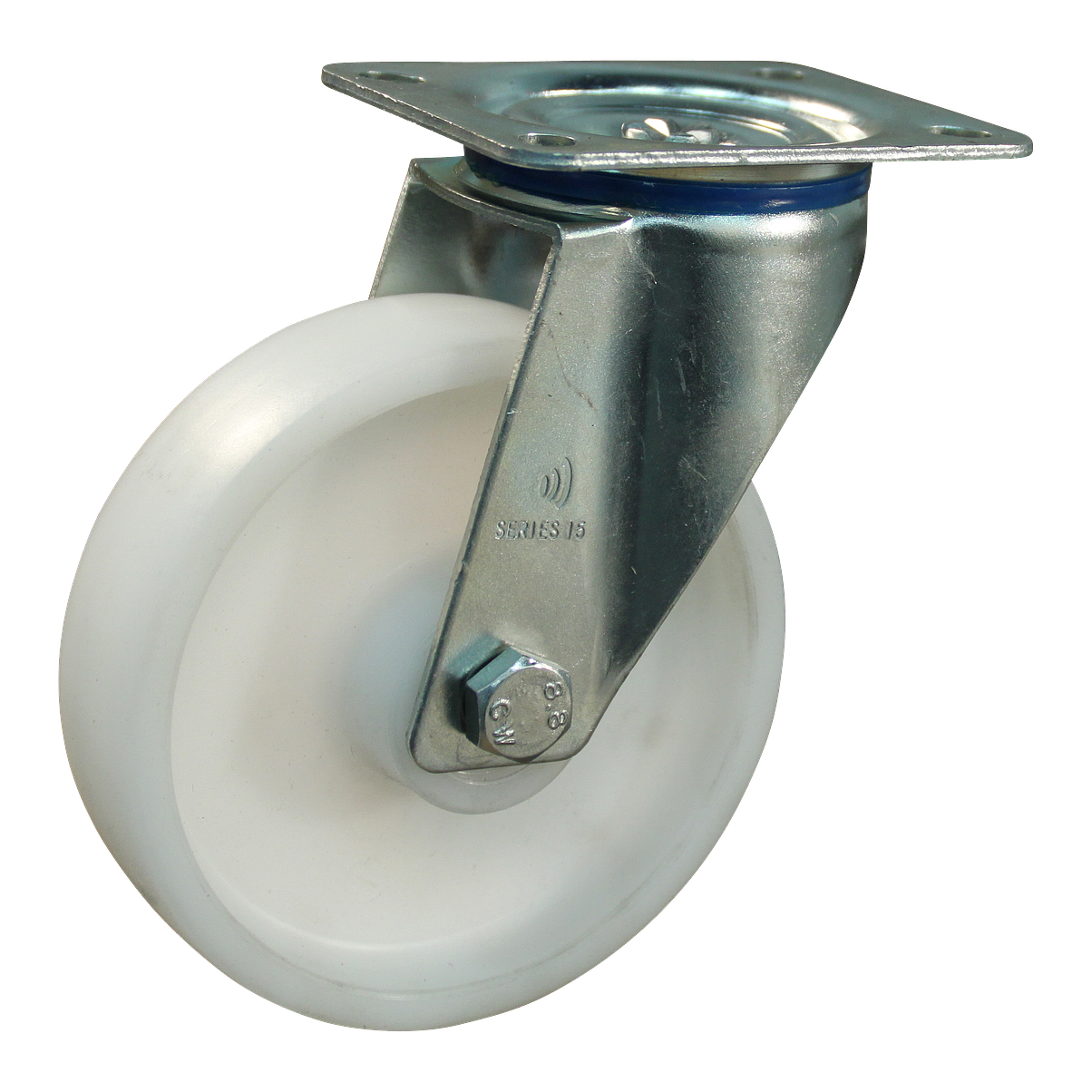 Zwenkwiel 150mm serie 34 ᠆ 15 rollager | Plaatbevestiging
