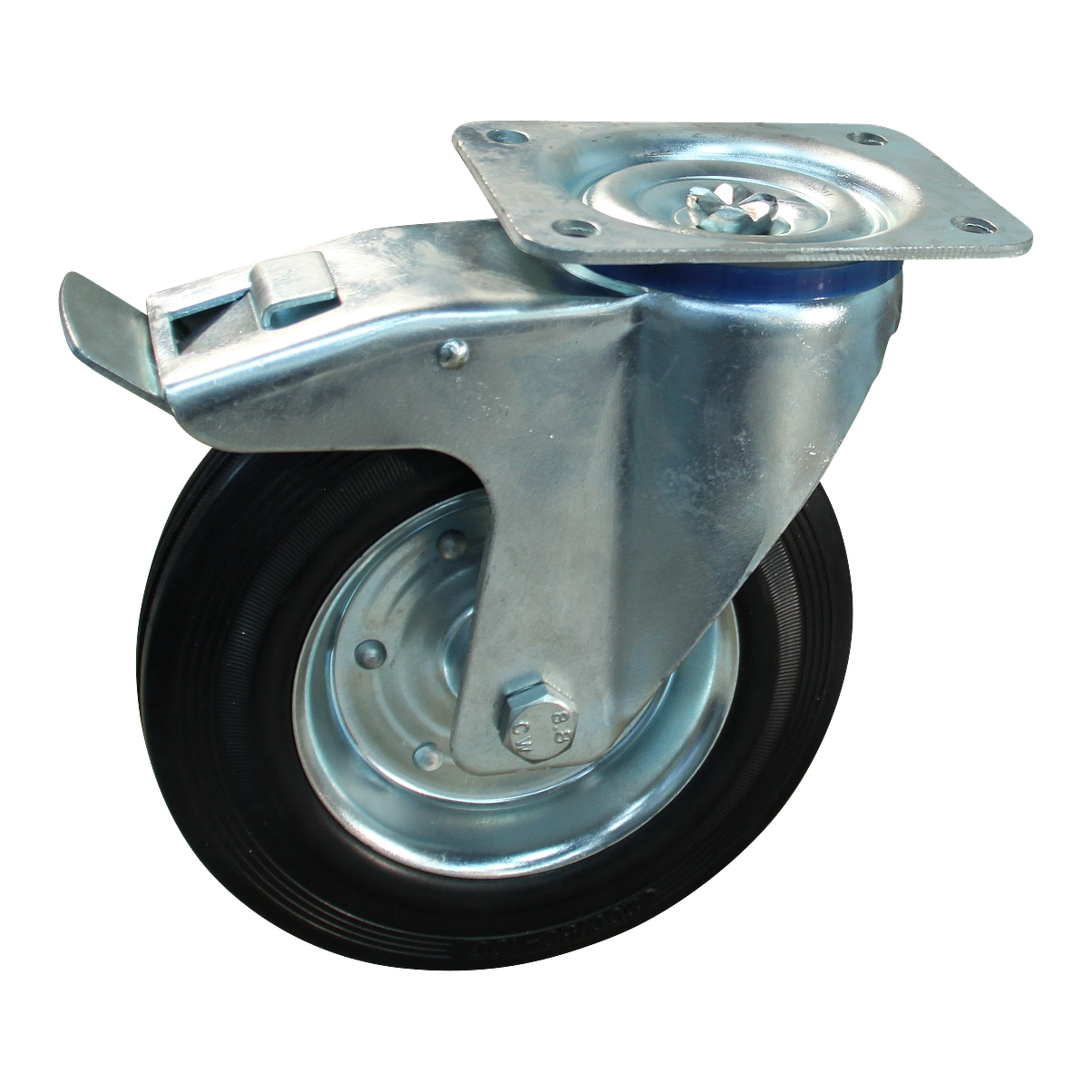 Zwenkwiel geremd 125mm serie 02 - 15
