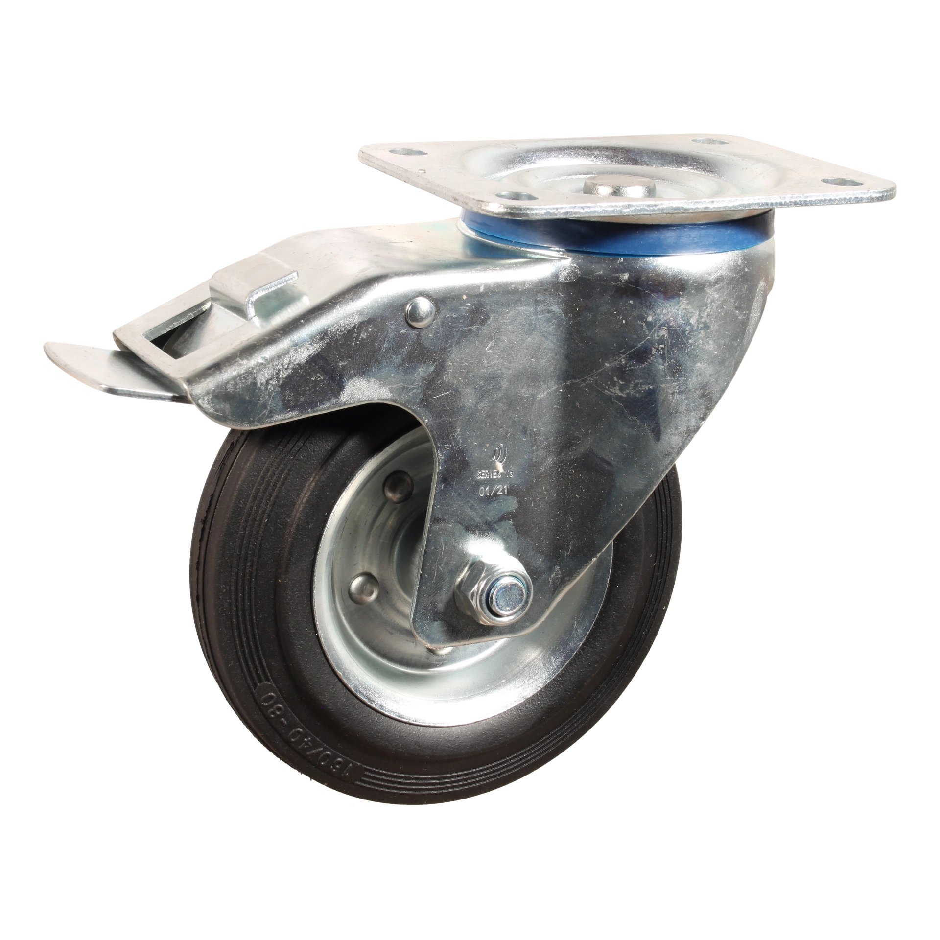 Zwenkwiel geremd 200mm serie 02 - 15