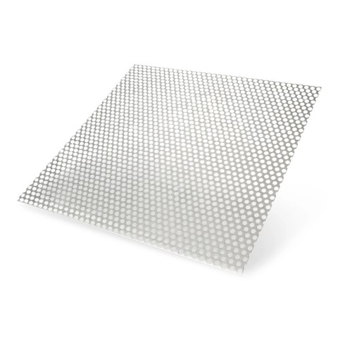 Aluminium geperforeerde plaat rond 5 x steek 8 x 1,5 mm | Metaalshopper.nl