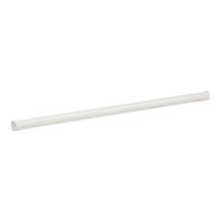 Witte garderobestang Ø25 (open flens)