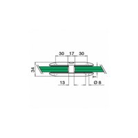 Glasverbinder recht model 2870