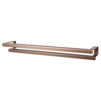 LIROdesign handdoekenrek dubbel Stockholm brons - M