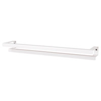 LIROdesign handdoekenrek dubbel Stockholm wit - M