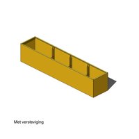Plantenbak goud