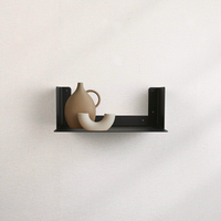 LIROdesign wandplank - boekenplank Helsinki zwart - M
