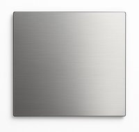 RVS vierkante plaat 60x60x3mm (set van 2 stuks)
