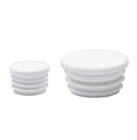 Inslagdop wit voor buis Ø32 (set van 2 stuks)