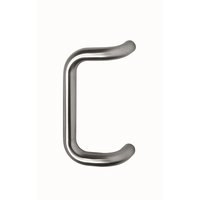 Intersteel Deurgreep per stuk D-model 380x75x30 HoH 350 rvs