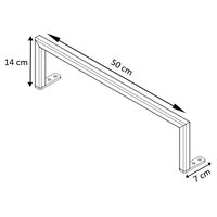 LIROdesign handdoekenrek Lissabon - 50cm