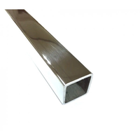 RVS koker hoogglans gepolijst 40x20x2 mm